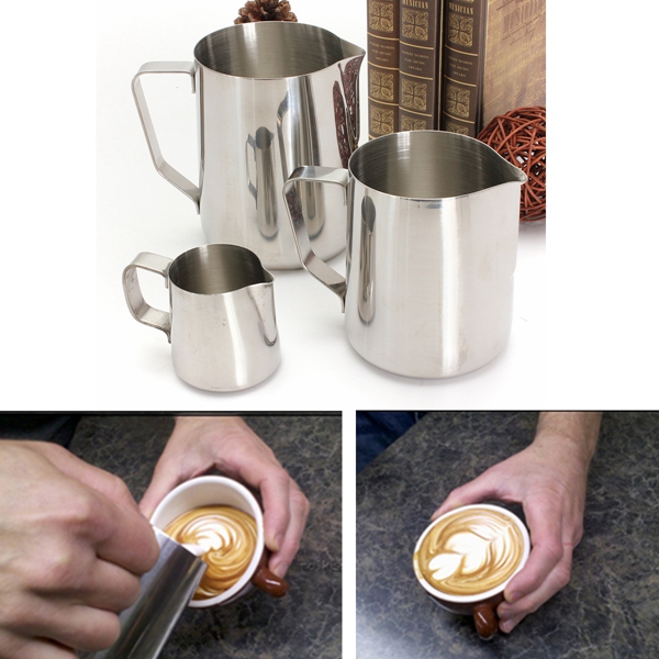 MILK JUG LATTE ART STAINLESS OTC POLOS 150 ML - J068